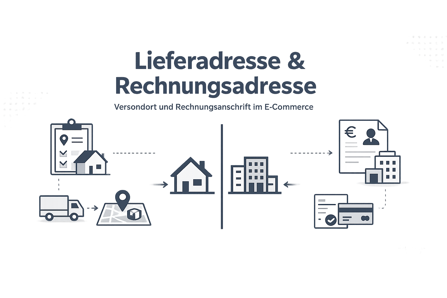 Lieferadresse / Rechnungsadresse Definition Erklärung Beispiele ⏩
