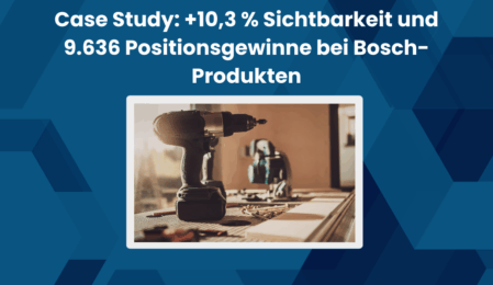 Case Study: Bosch-Produkte SEO