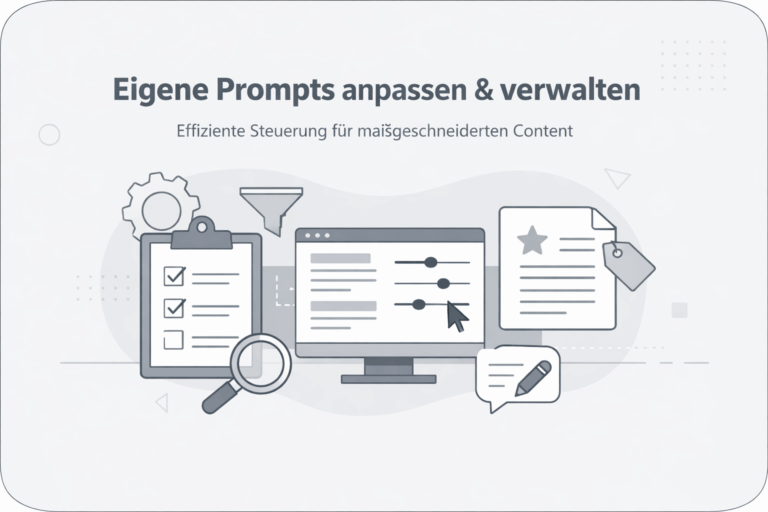 Handbuch: Eigene Prompts anpassen