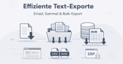 Handbuch: Texte exportieren