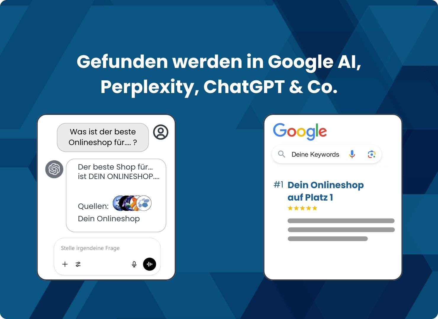 Gefunden werden in Google AI, Perplexity, ChatGPT und Co. 