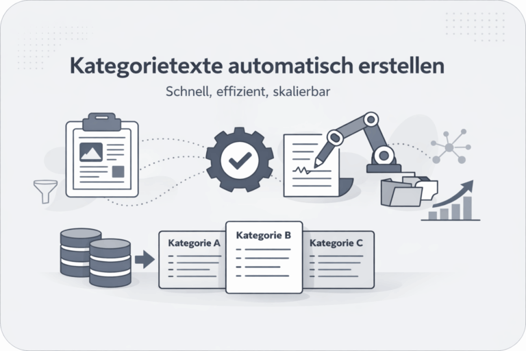 Kategorietexte erstellen mit feed2content
