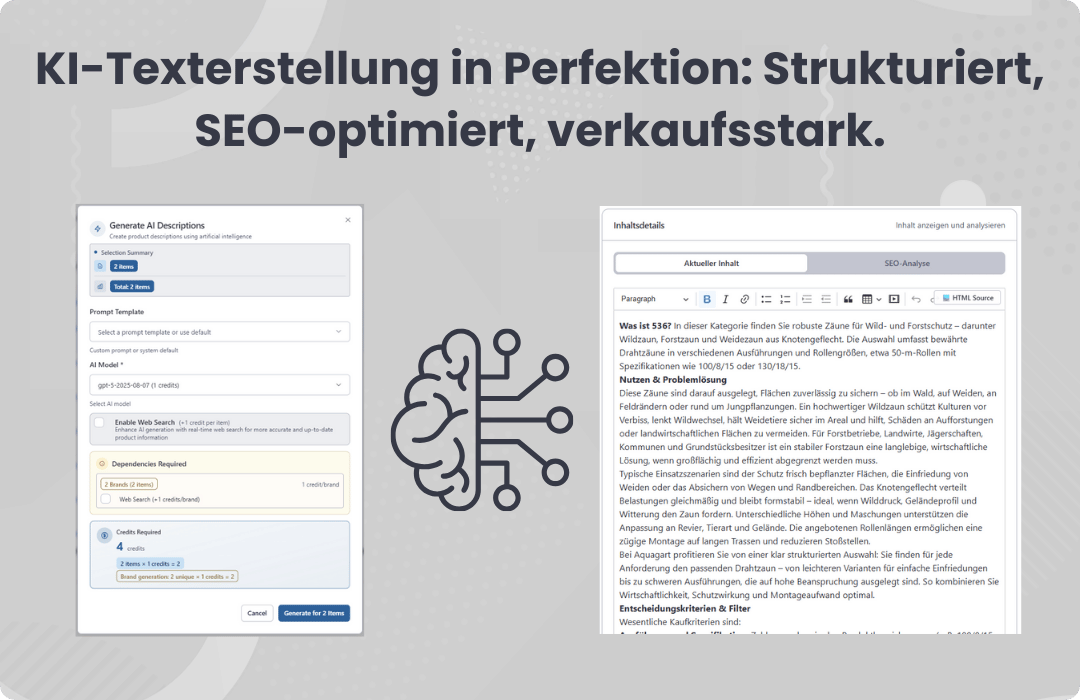 KI Content für Shops